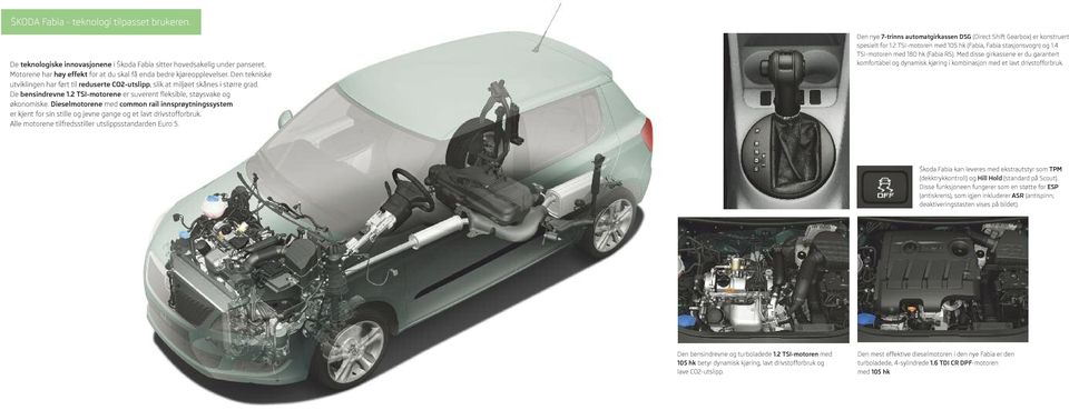 Dieselmotorene med common rail innsprøytningssystem er kjent for sin stille og jevne gange og et lavt drivstofforbruk. Alle motorene tilfredsstiller utslippsstandarden Euro 5.