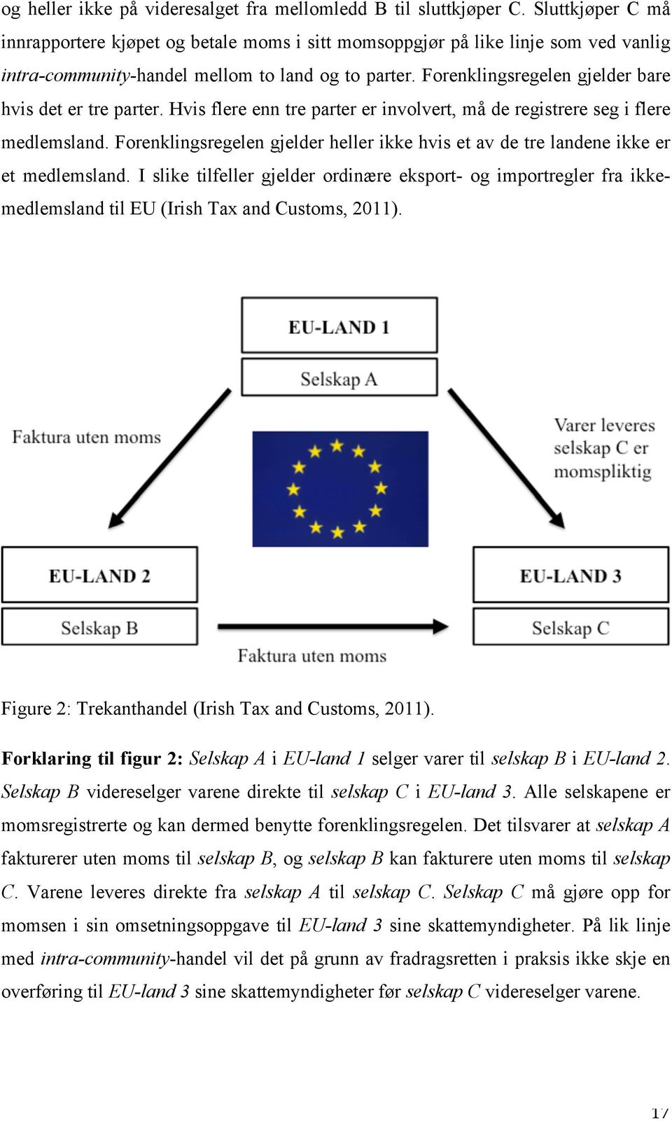 Forenklingsregelen gjelder bare hvis det er tre parter. Hvis flere enn tre parter er involvert, må de registrere seg i flere medlemsland.