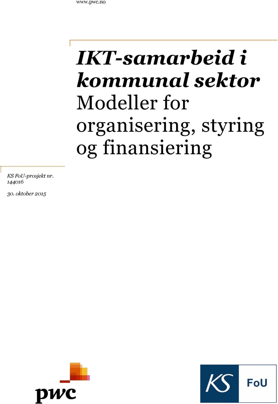 Modeller for organisering, styring