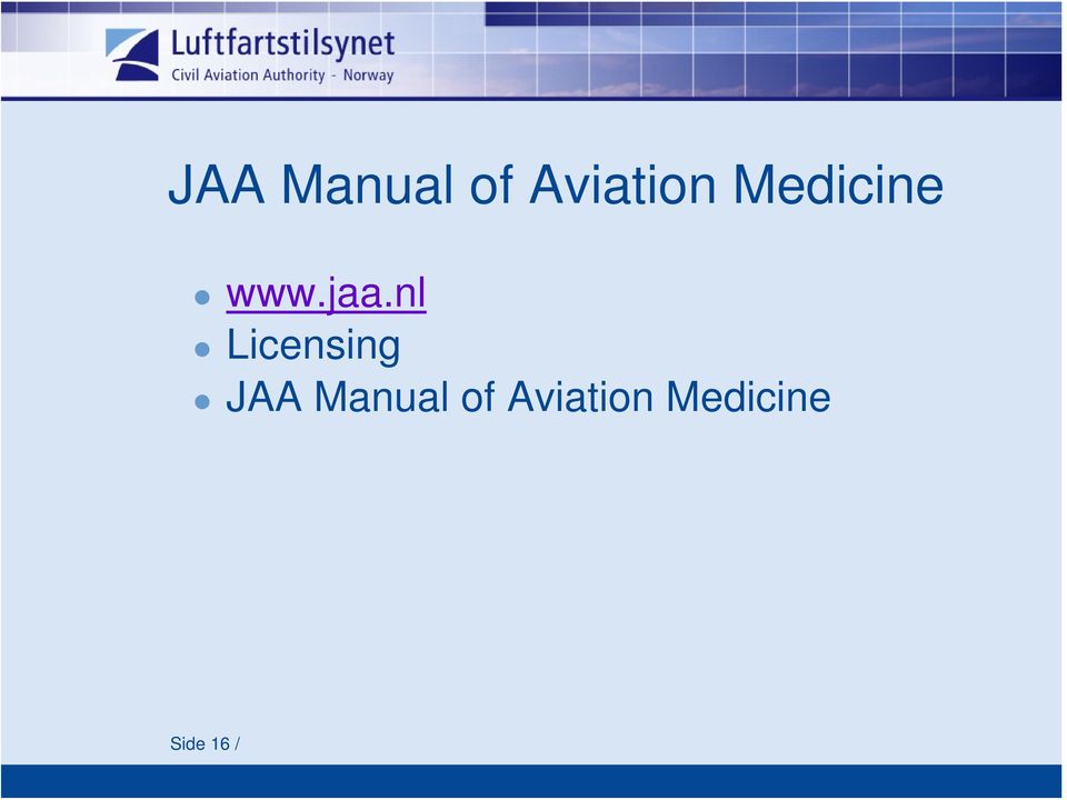 nl Licensing  Medicine