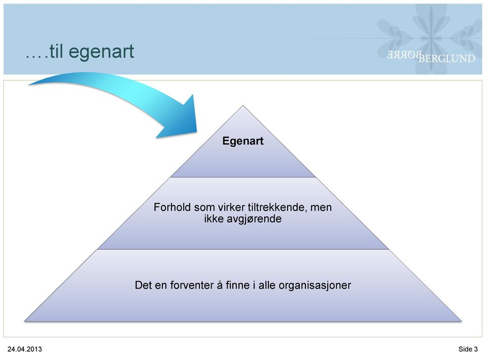 avgjørende Det en forventer å