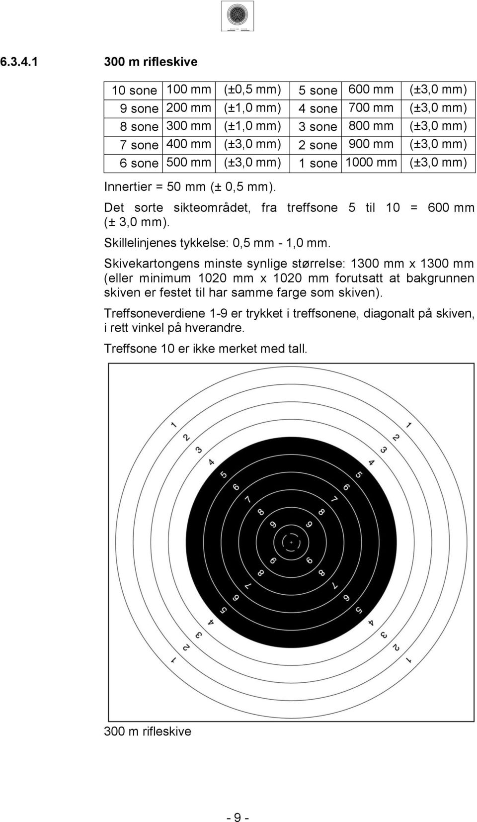 Skillelinjenes tykkelse: 0, mm -,0 mm.