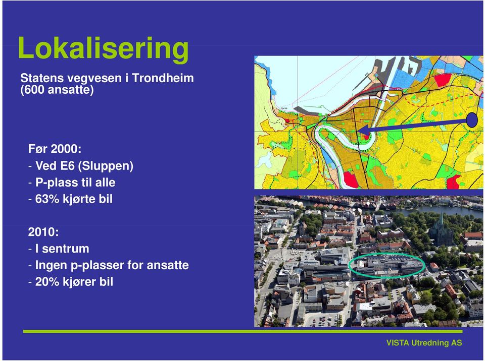 P-plass til alle - 63% kjørte bil 2010: - I