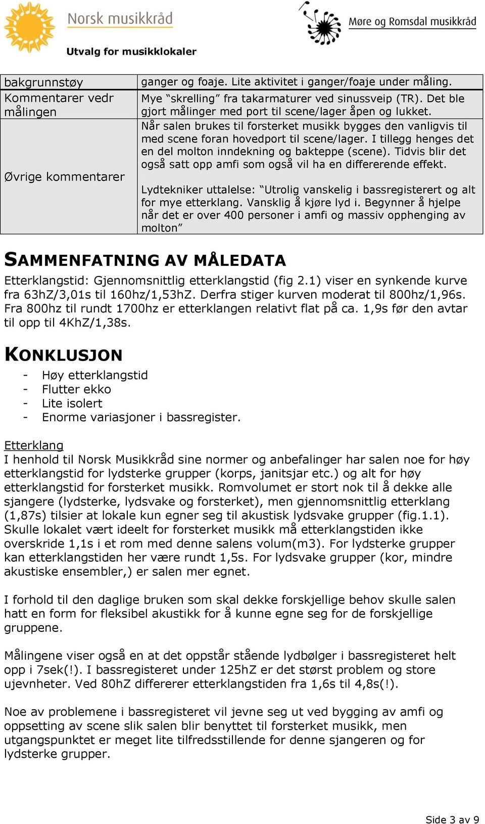 I tillegg henges det en del molton inndekning og bakteppe (scene). Tidvis blir det også satt opp amfi som også vil ha en differerende effekt.