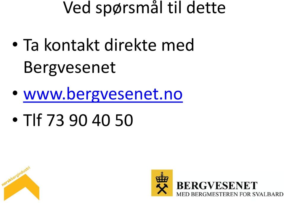 Bergvesenet www.