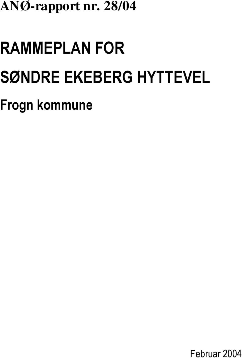 SØNDRE EKEBERG