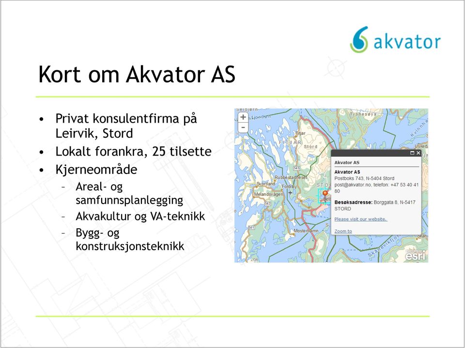 Kjerneområde Areal- og samfunnsplanlegging