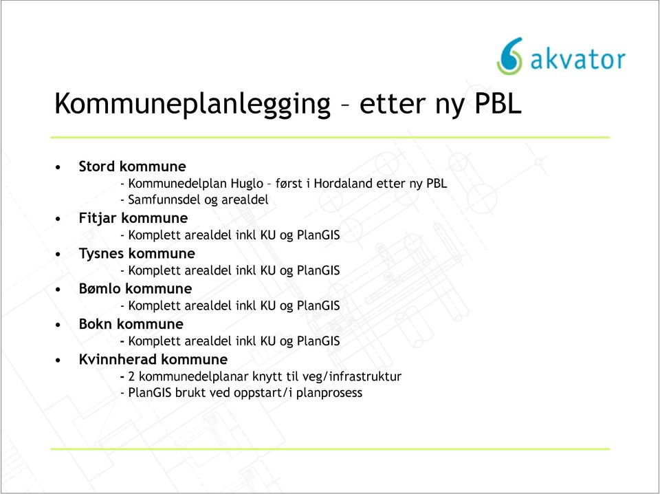 PlanGIS Bømlo kommune - Komplett arealdel inkl KU og PlanGIS Bokn kommune " - Komplett arealdel inkl KU og