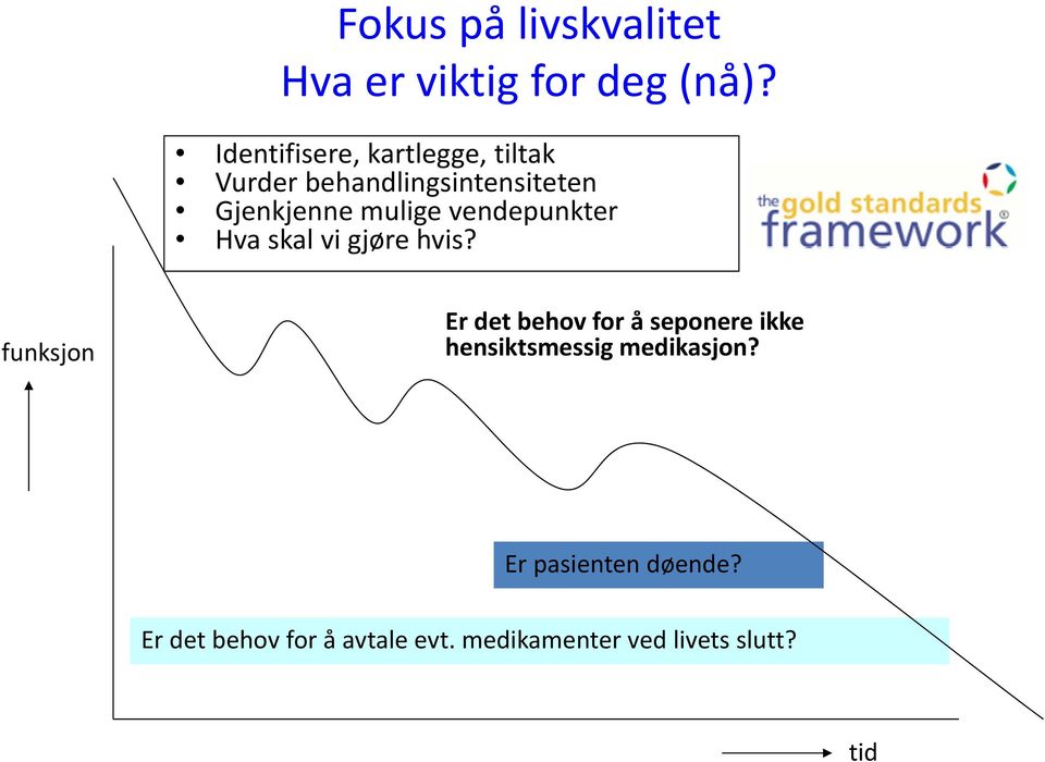 vendepunkter Hva skal vi gjøre hvis?