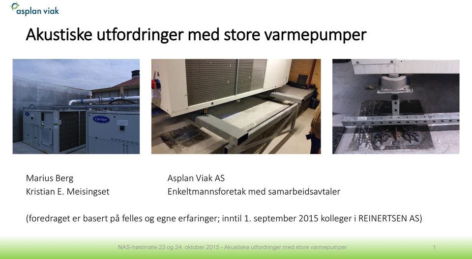 Meisingset Asplan Viak AS Enkeltmannsforetak med