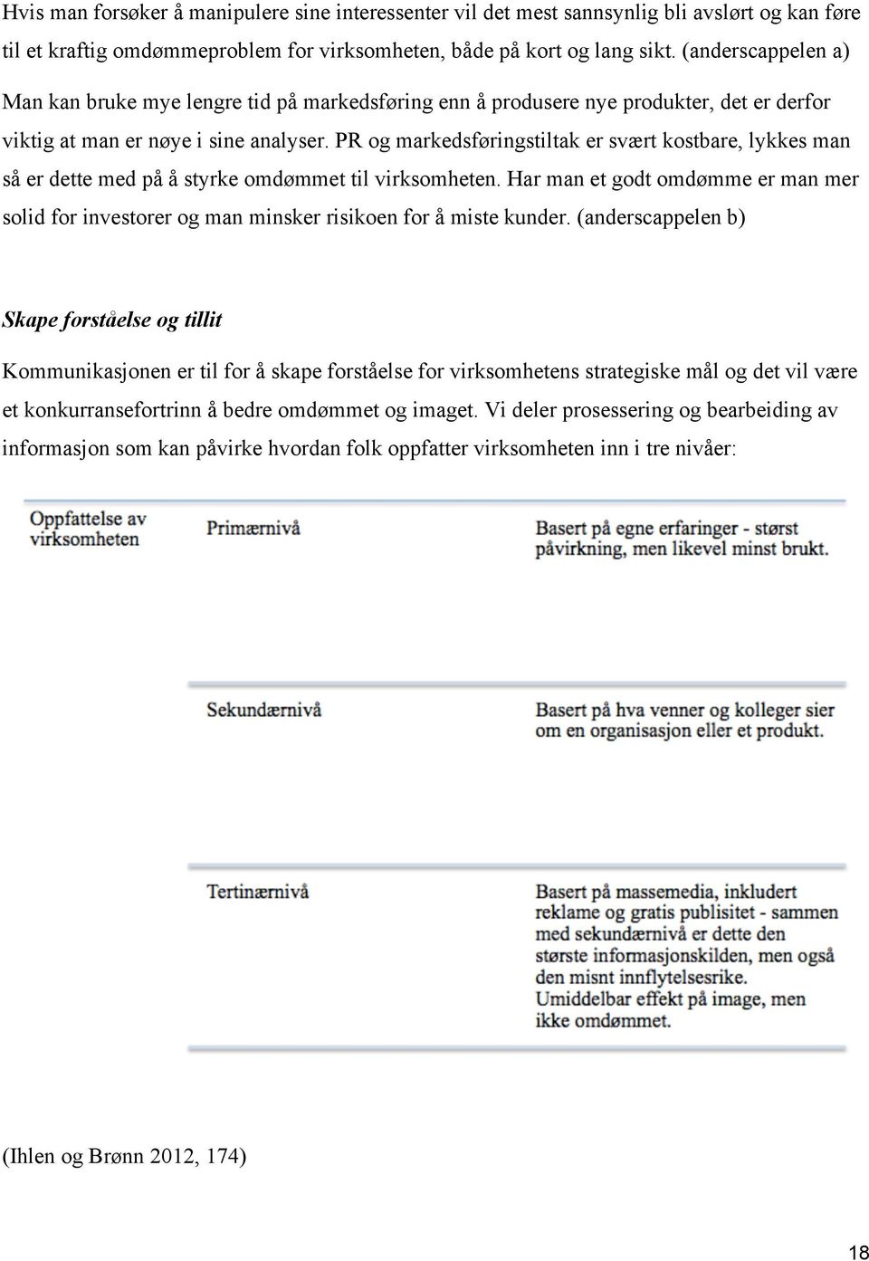 PR og markedsføringstiltak er svært kostbare, lykkes man så er dette med på å styrke omdømmet til virksomheten.