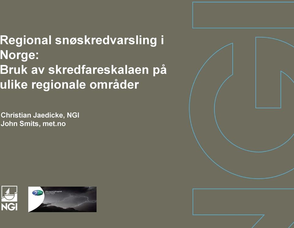 på ulike regionale områder