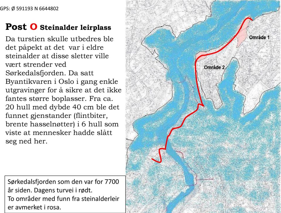 Da satt Byantikvaren i Oslo i gang enkle utgravinger for å sikre at det ikke fantes større boplasser. Fra ca.