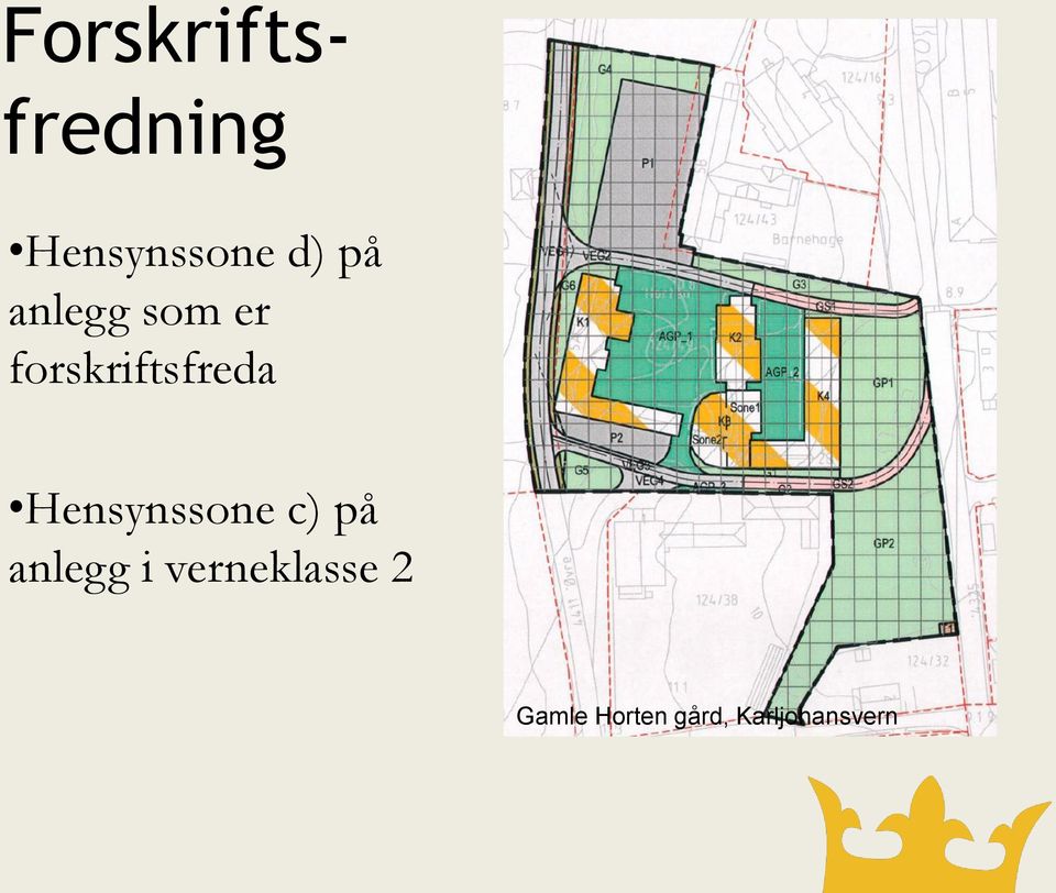 Hensynssone c) på anlegg i