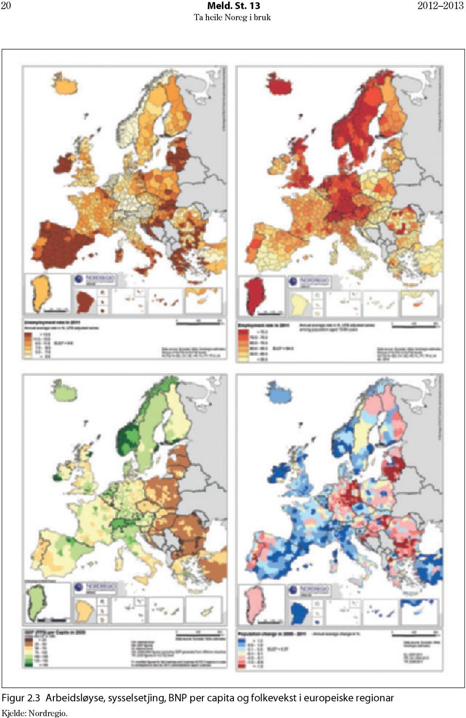 BNP per capita og folkevekst i