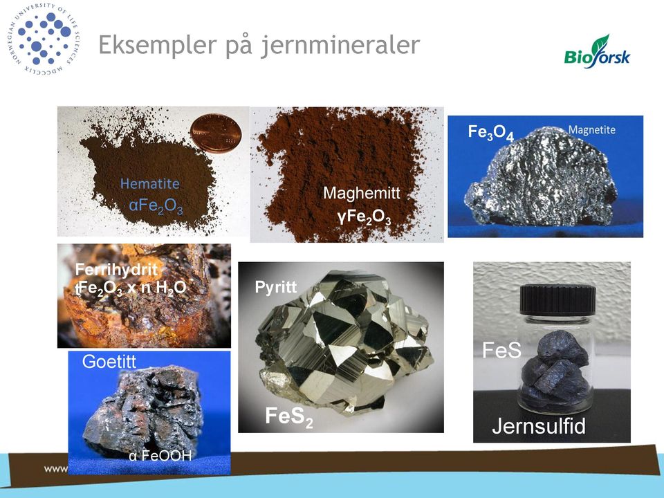 Ferrihydrit t Fe 2 O 3 x n H 2 O