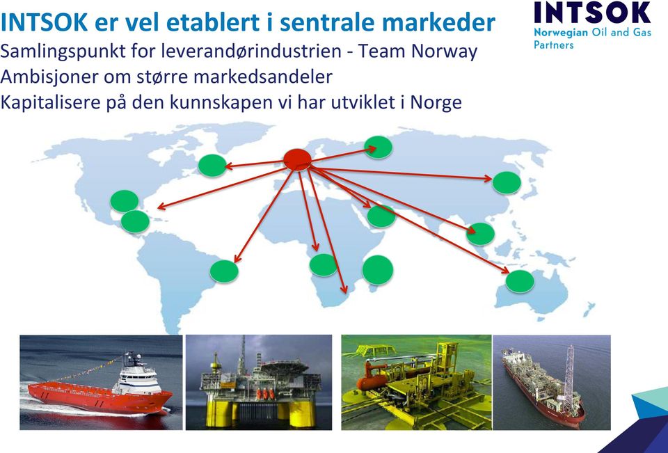 Norway Ambisjoner om større markedsandeler