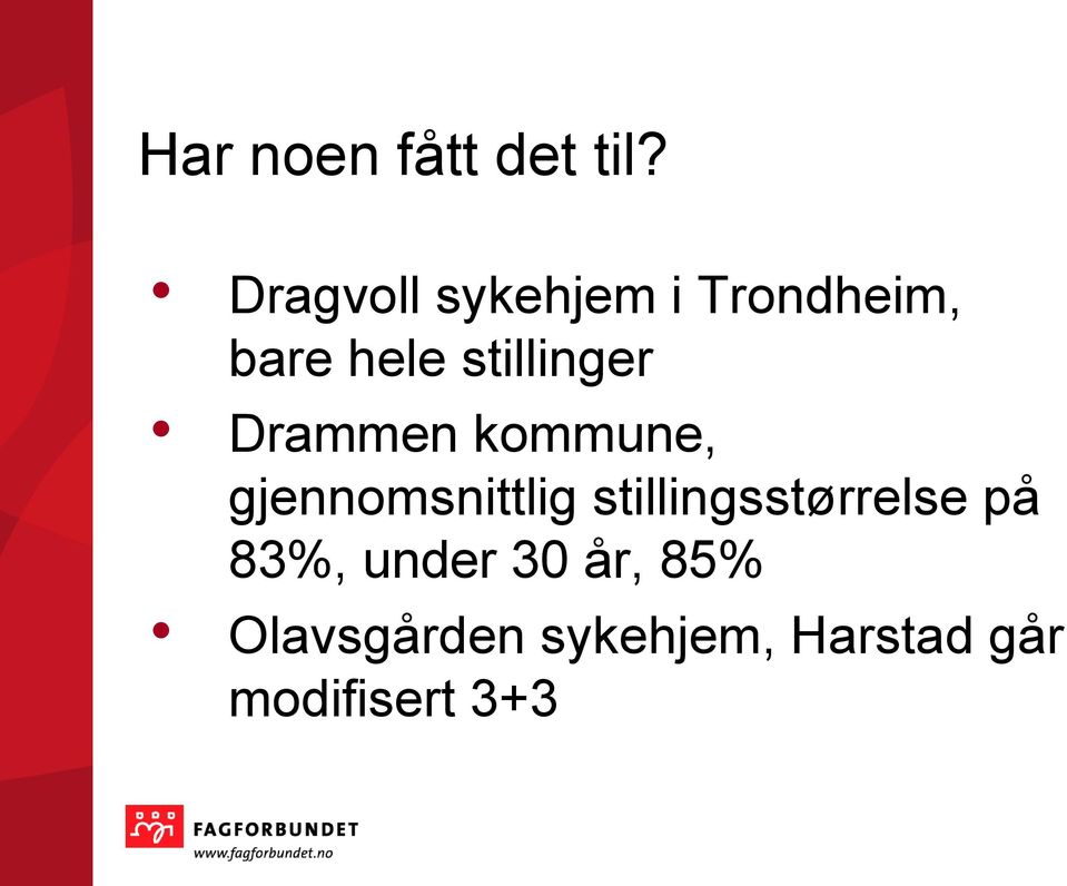 stillinger Drammen kommune, gjennomsnittlig