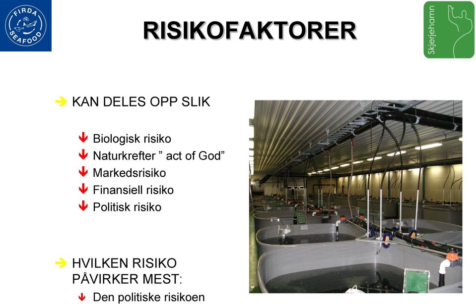 Markedsrisiko Finansiell risiko Politisk