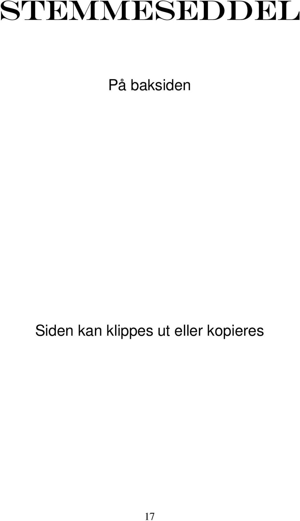 kan klippes ut