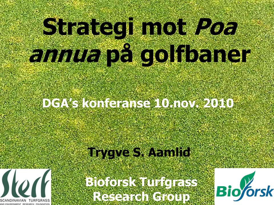 på golfbaner DGA s