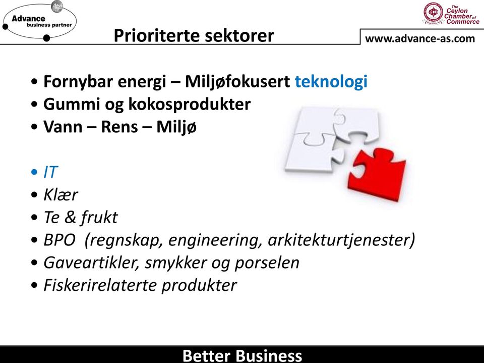 Te & frukt BPO (regnskap, engineering,