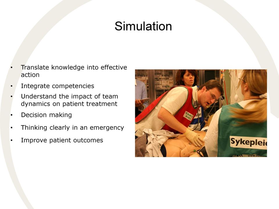 dynamics on patient treatment Decision making