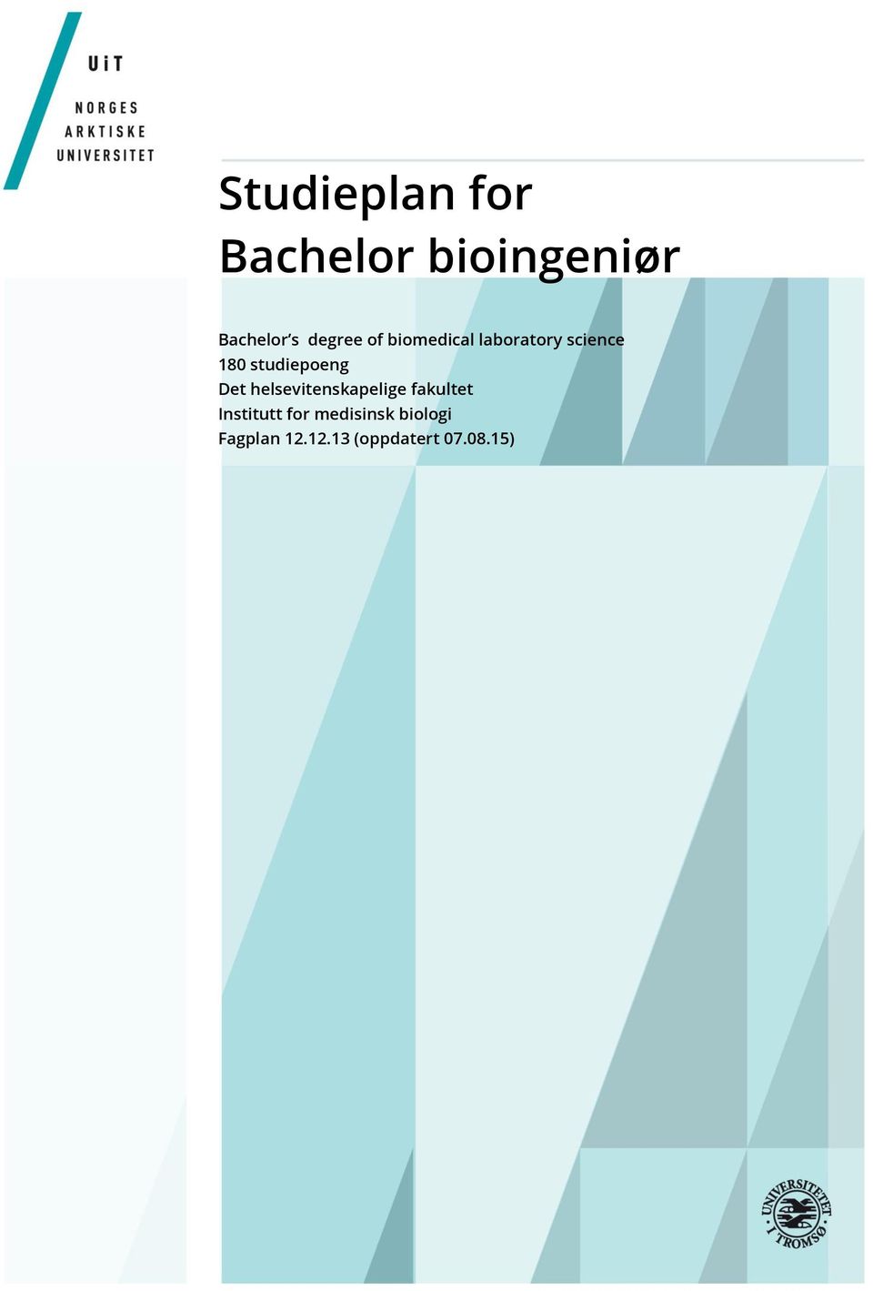 studiepoeng Det helsevitenskapelige fakultet