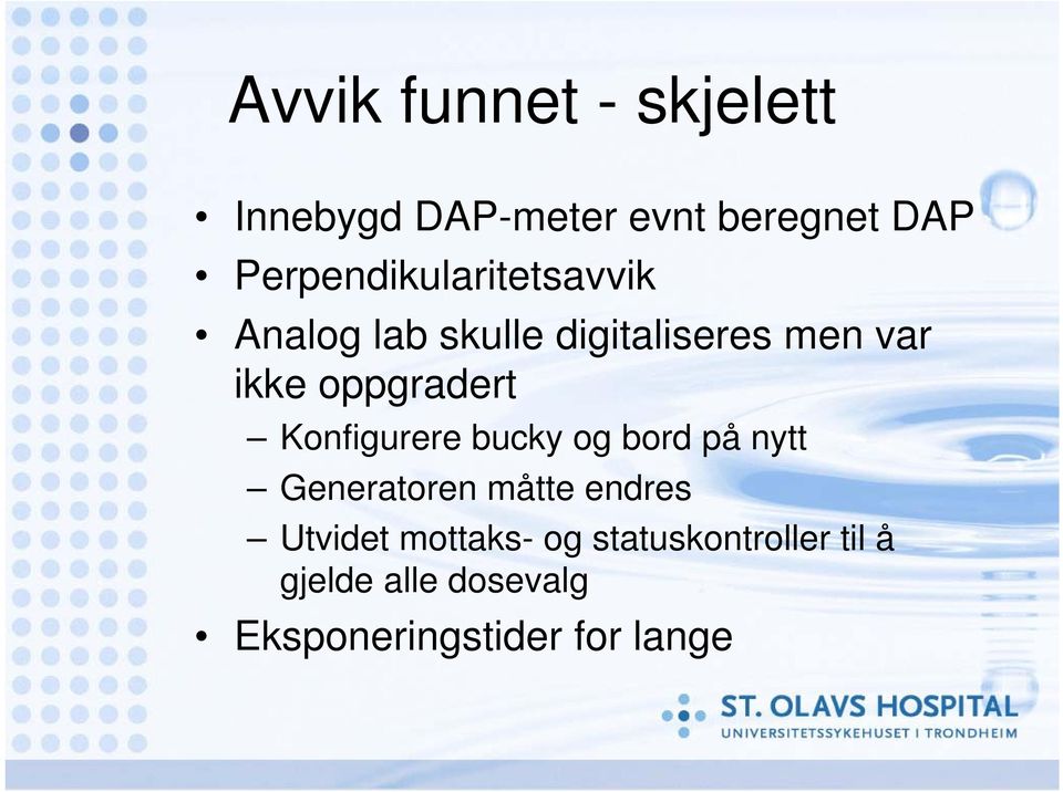 oppgradert Konfigurere bucky og bord på nytt Generatoren måtte endres