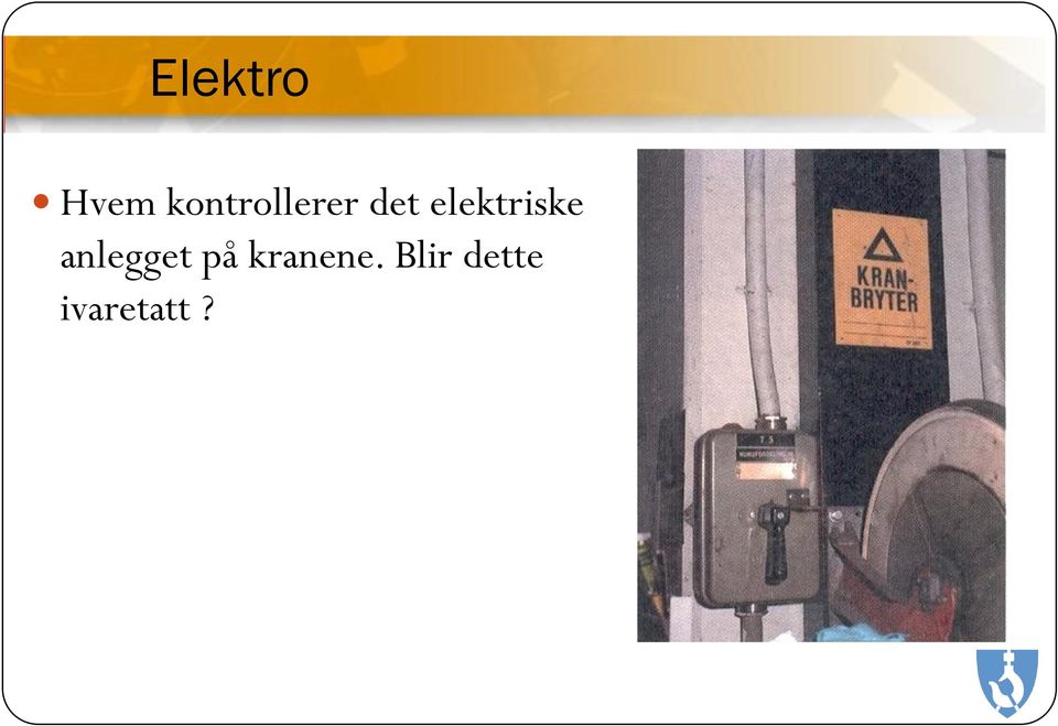 elektriske anlegget