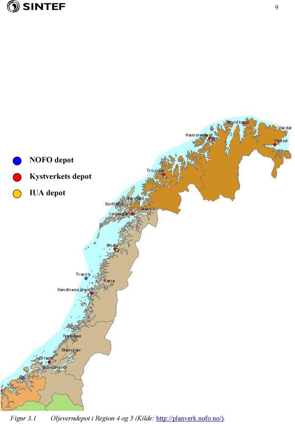 1 Oljeverndepot i Region 4