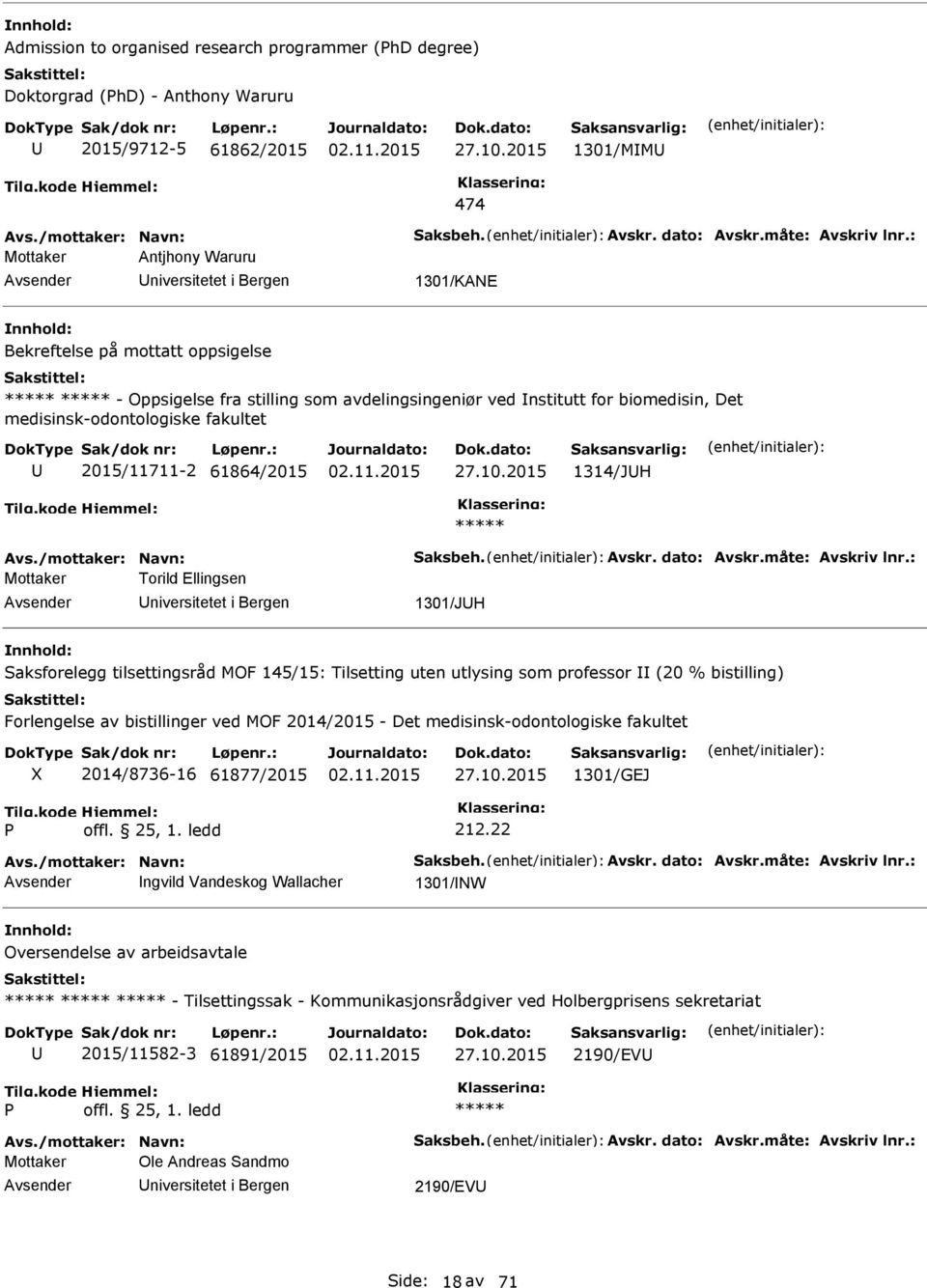 medisinsk-odontologiske fakultet 2015/11711-2 61864/2015 27.10.