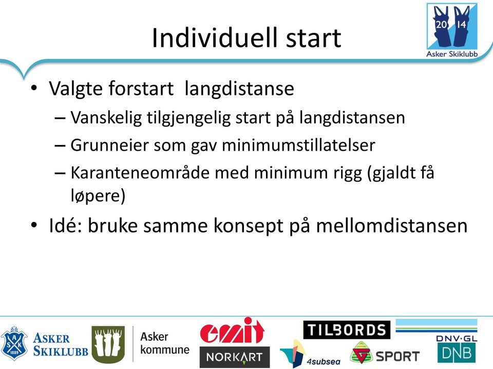 minimumstillatelser Karanteneområde med minimum rigg