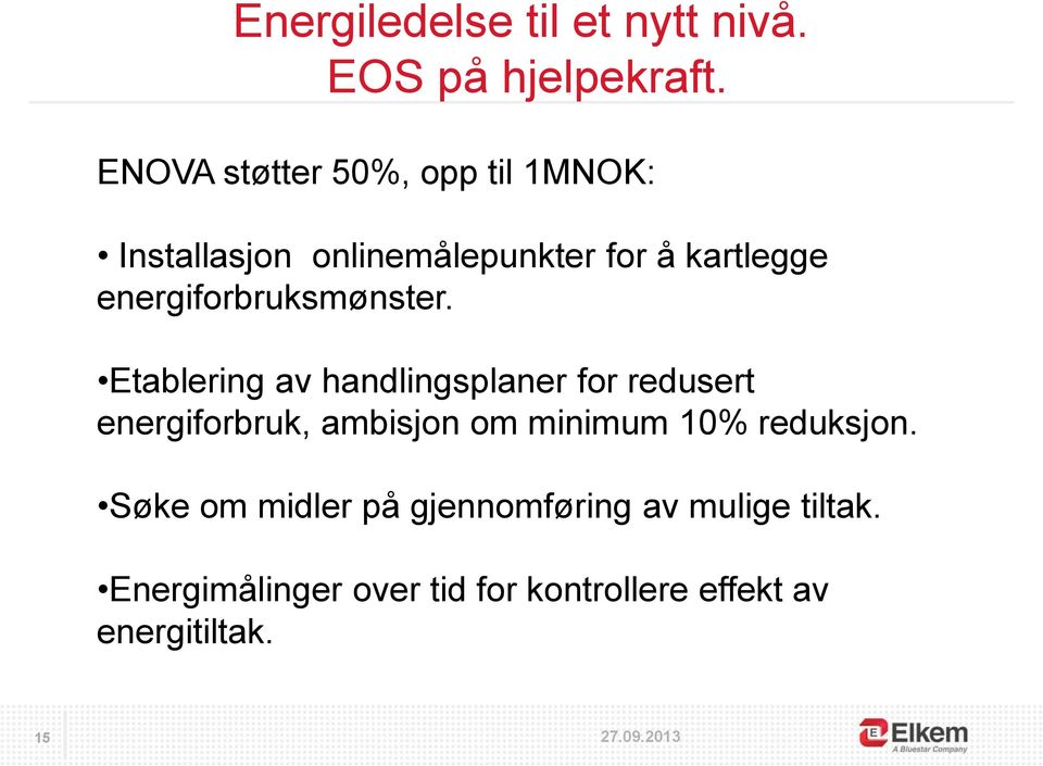 energiforbruksmønster.