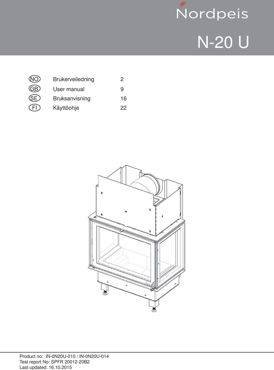 Product no: IN-0N20U-010 / IN-0N20U-014 Test