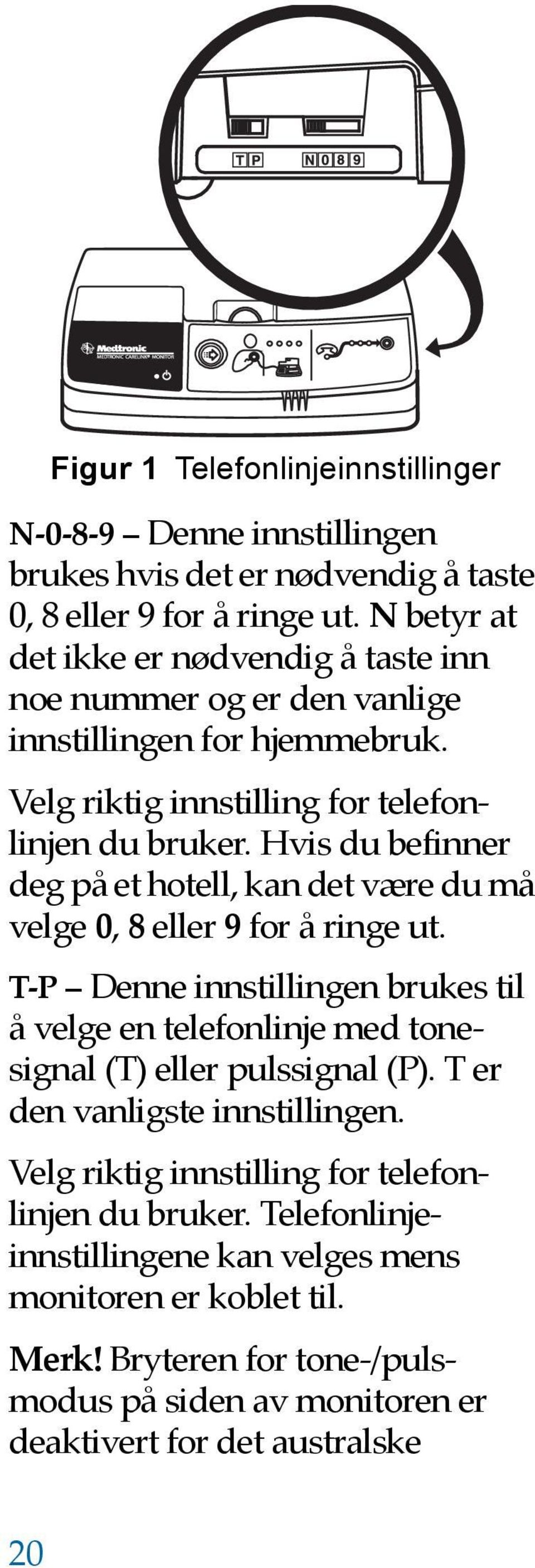 Hvis du befinner deg på et hotell, kan det være du må velge 0, 8 eller 9 for å ringe ut.