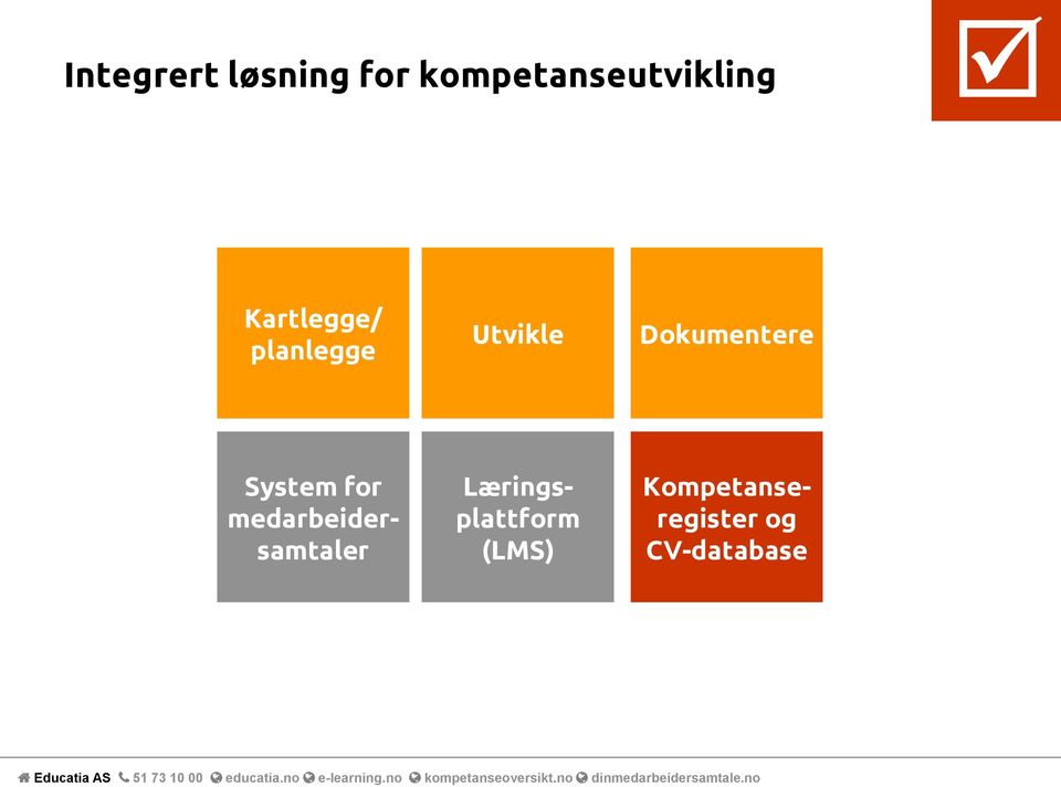 System for medarbeidersamtaler