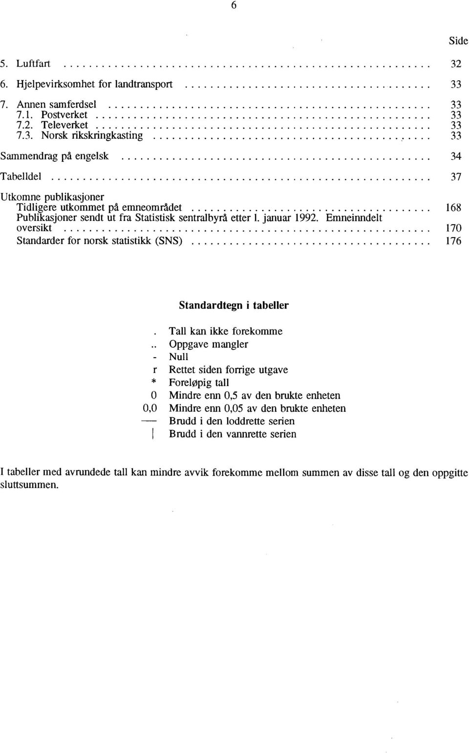 7. Annen samferdsel 33