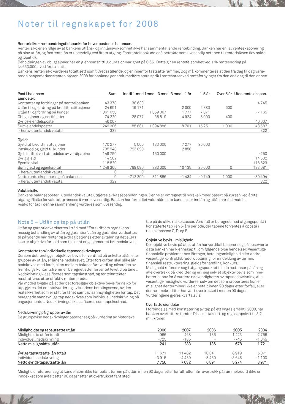 Beholdningen av obligasjoner har en gjennomsnittlig durasjon/varighet på 0,65. Dette gir en rentefølsomhet ved 1 % renteendring på kr. 633.000,- ved årets slutt.