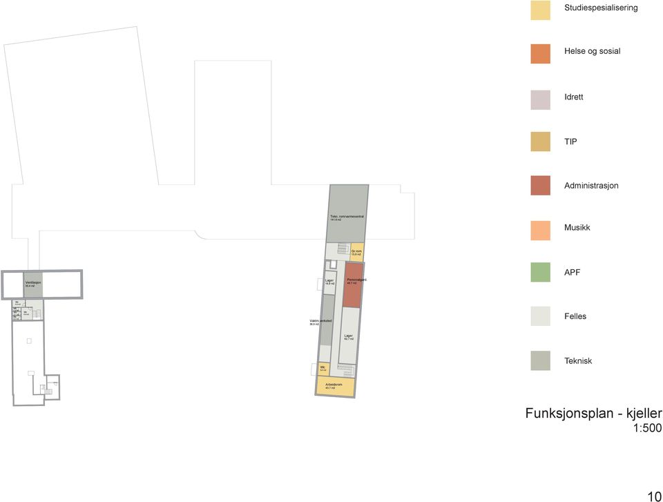 Personalgard. 48,7 m2 APF 6,0 m2 1,8 m2 2,1 m2 2,2 m2 8,8 m2 Vaktm.