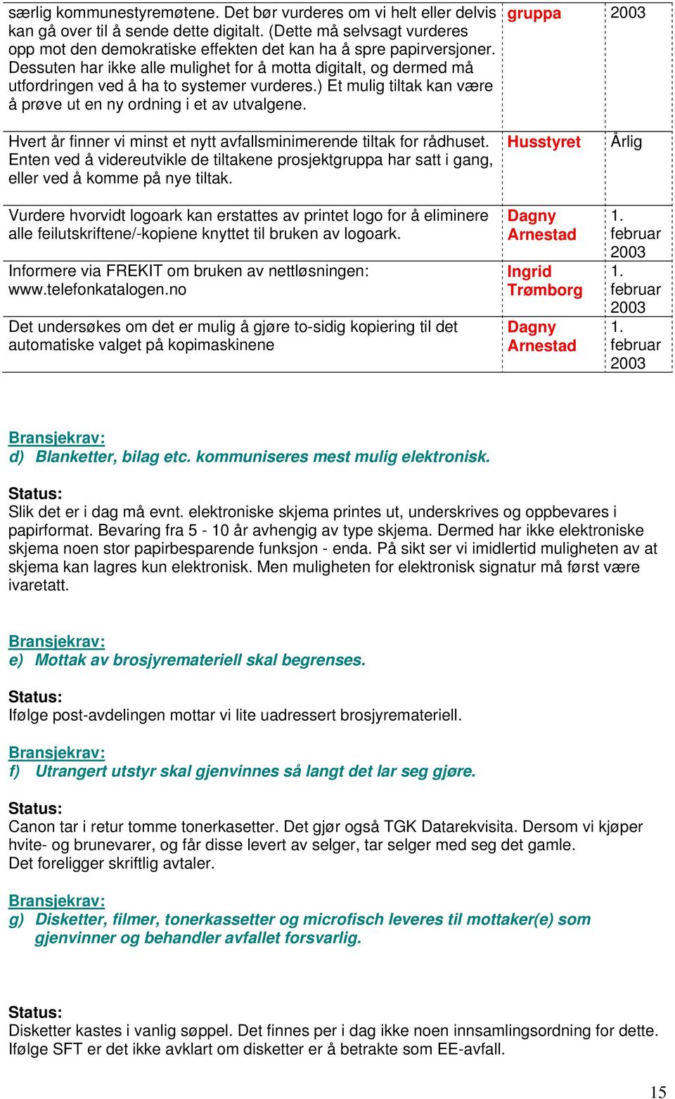 Dessuten har ikke alle mulighet for å motta digitalt, og dermed må utfordringen ved å ha to systemer vurderes.) Et mulig tiltak kan være å prøve ut en ny ordning i et av utvalgene.