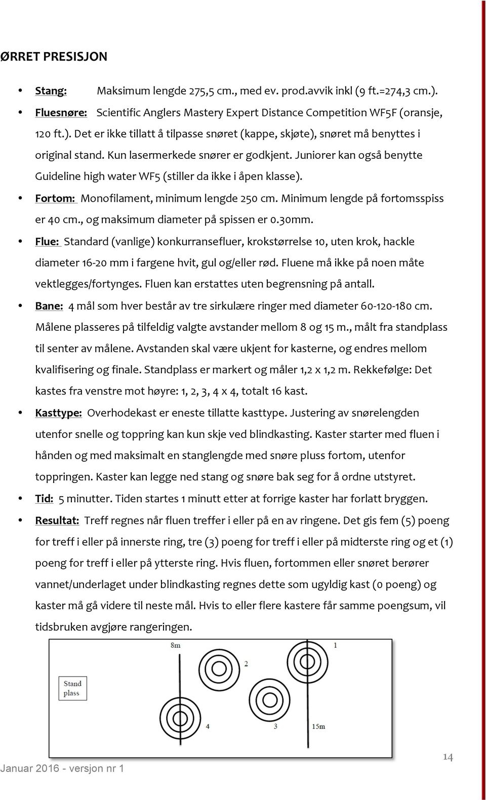 Minimum lengde på fortomsspiss er 40 cm., og maksimum diameter på spissen er 0.30mm.