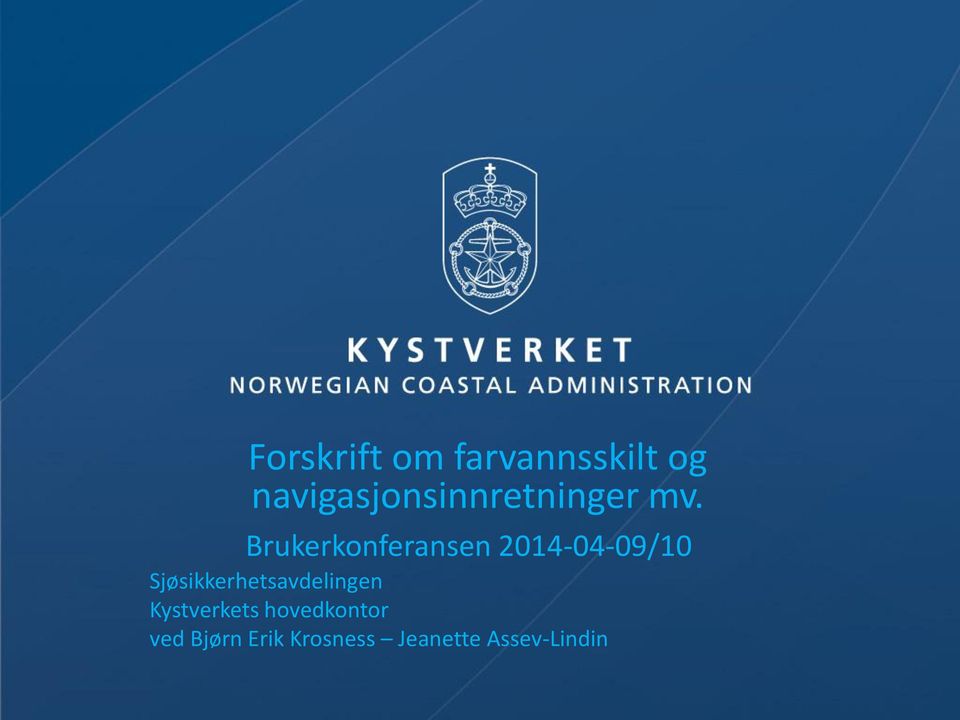 Brukerkonferansen 2014-04-09/10