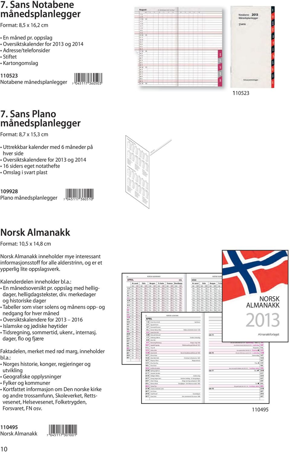 ans Plano månedsplanlegger ormat:, x, cm Uttrekkbar kalender med måneder på hver side Oversiktskalendere for og siders eget notathefte Omslag i svart plast 2 Plano månedsplanlegger <!