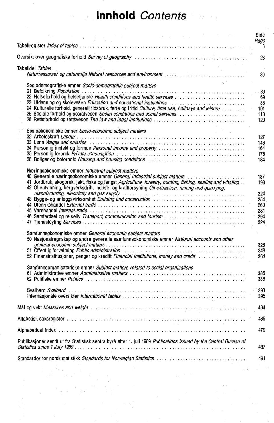 educational institutions 88 24 Kulturelle forhold, generell tidsbruk, ferie og fritid Culture, time use, holidays and leisure 101 25 Sosiale forhold og sosialvesen Social conditions and social