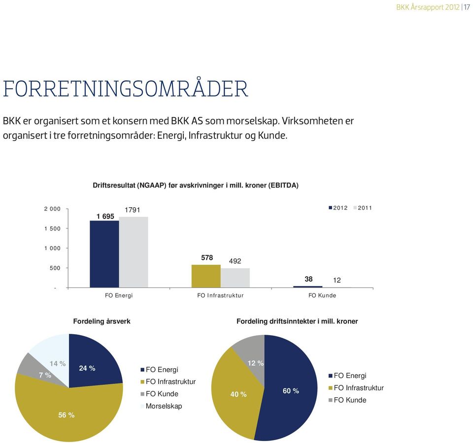 Driftsresultat (NGAAP) før avskrivninger i mill.