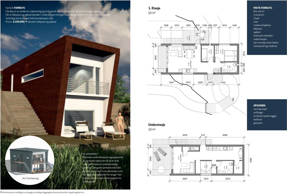 Totlal: 50m² Totlal: 50m² 2 1 : 100 1. etg 1.