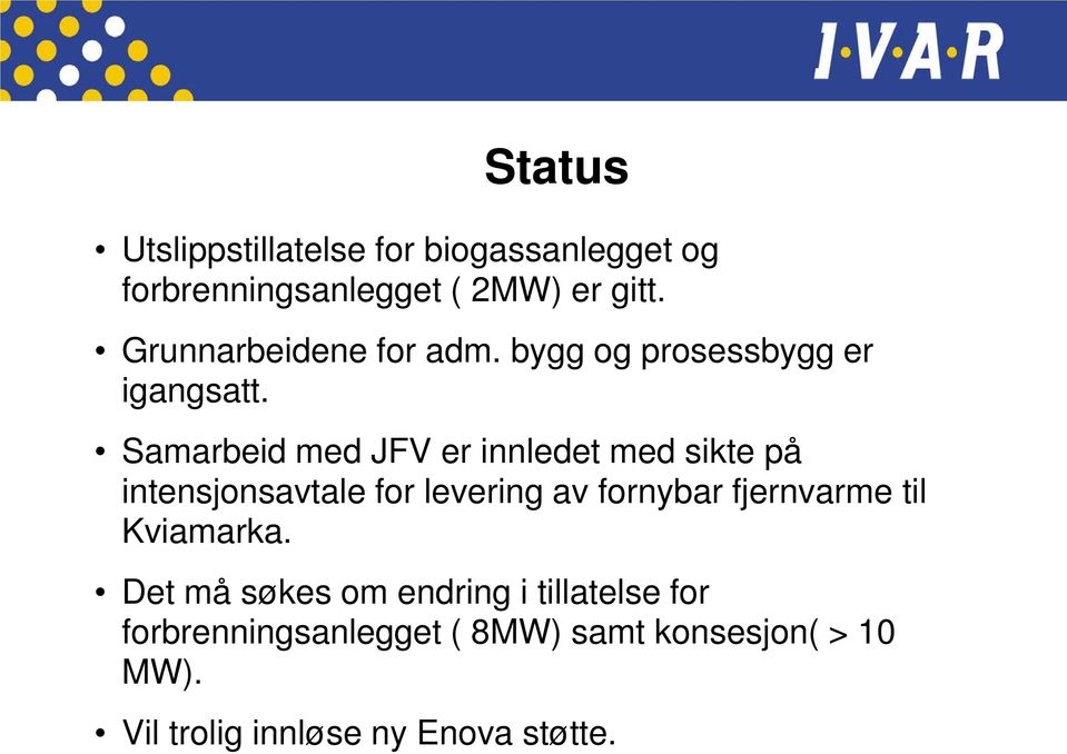 Samarbeid med JFV er innledet med sikte på intensjonsavtale for levering av fornybar fjernvarme