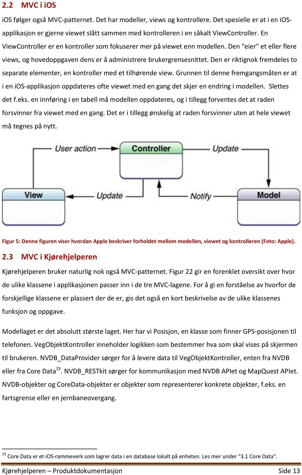 Den er riktignok fremdeles to separate elementer, en kontroller med et tilhørende view.