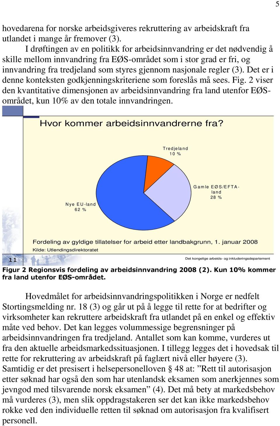 regler (3). Det er i denne konteksten godkjenningskriteriene som foreslås må sees. Fig.